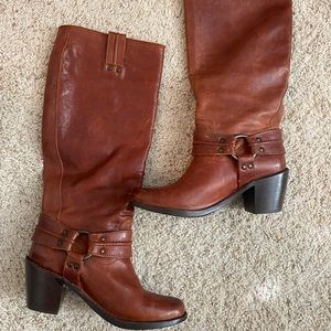 FRYE Tall Carmen Harness boots